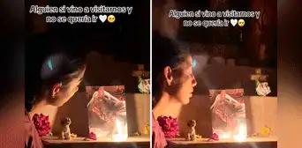 Instala un altar a su gato por el Día de los Muertos, pero queda pasmada por insólita experiencia