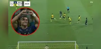 Cristiano Ronaldo dejó en el suelo a rival, anotó un golazo e hizo una emotiva dedicatoria a Georgina Cristiano Ronaldo dejó en el suelo a rival, anotó un golazo e hizo una emotiva dedicatoria a Georgina
