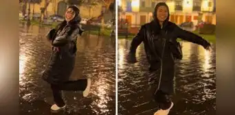 Joven sorprende con pasos de huaylas pese a intensa lluvia en Cusco: “Hermoso zapateo”