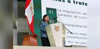 Susana Castañeda pide al Congreso dar leyes constitucionales Susana Castañeda pide al Congreso dar leyes constitucionales