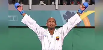 Andrés Madera gana el oro en los 67 kg de karate masculino en los Panamericanos 2023 Andrés Madera gana el oro en los 67 kg de karate masculino en los Panamericanos 2023