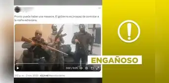 Video no expone reciente amenaza de banda criminal Al Qaeda contra peruanos: data de 2021 Video no expone reciente amenaza de banda criminal Al Qaeda contra peruanos: data de 2021