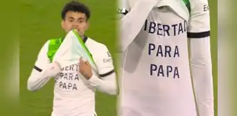 Luis Díaz anotó gol a último minuto con Liverpool y pidió libertad para su padre secuestrado