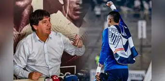 Jean Ferrari pide sanción contra Ángelo Campos por mostrar bandera de Alianza Lima en el Monumental Jean Ferrari pide sanción contra Ángelo Campos por mostrar bandera de Alianza Lima en el Monumental