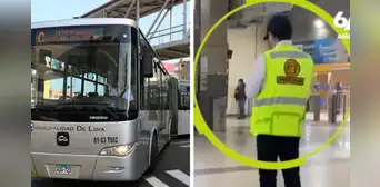 ATU: captan a personal de seguridad del Metropolitano realizando otras labores ajenas a sus funciones ATU: captan a personal de seguridad del Metropolitano realizando otras labores ajenas a sus funciones