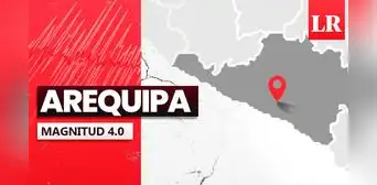Temblor de magnitud 4.0 se registró hoy en Arequipa, según IGP Temblor de magnitud 4.0 se registró hoy en Arequipa, según IGP