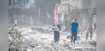 Número de muertos en Gaza supera los 10.000 en un mes de guerra Número de muertos en Gaza supera los 10.000 en un mes de guerra