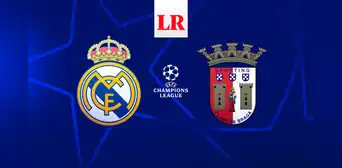 Real Madrid vs. SC Braga EN VIVO: ¿a qué hora y en qué canal ver el partido por la Champions League?