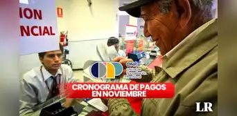 Bono ONP 2023 por edad avanzada: mira el CRONOGRAMA de pagos en noviembre Bono ONP 2023 por edad avanzada: mira el CRONOGRAMA de pagos en noviembre