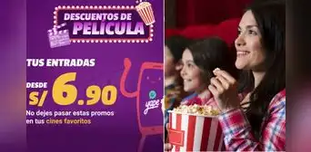 Yape anuncia entradas al cine desde S/6,90: ¿hasta cuándo es la promoción y cómo comprar? Yape anuncia entradas al cine desde S/6,90: ¿hasta cuándo es la promoción y cómo comprar?