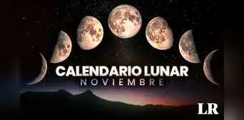 Calendario lunar de noviembre 2023: ¿cuándo habrá luna llena y las otras fases? Calendario lunar de noviembre 2023: ¿cuándo habrá luna llena y las otras fases?