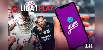 Liga 1 Play y Yape lanzan promoción exclusiva: afíliate para ver la final Alianza vs. Universitario Liga 1 Play y Yape lanzan promoción exclusiva: afíliate para ver la final Alianza vs. Universitario