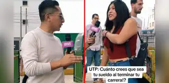 Universitaria de Arequipa responde sobre el sueldo que espera ganar cuando egrese: “S/5.000” Universitaria de Arequipa responde sobre el sueldo que espera ganar cuando egrese: “S/5.000”