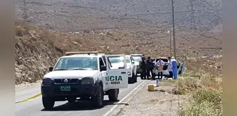 Hombre fue asesinado por presuntos sicarios en carretera de Arequipa