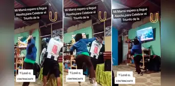 Madre sorprende al celebrar el triunfo de la ‘U’ frente a su hijo hincha de Alianza Lima: “Campeón 2023”