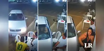 Arrestan a mujer que atropelló a su novio por irse a beber a un bar con sus amigos