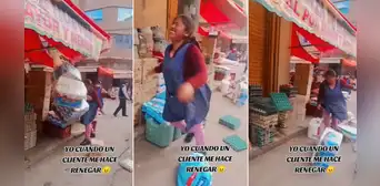 Comerciante de Juliaca muestra su reacción tras 'molestarse' con cliente: “No arrojó el huevo” Comerciante de Juliaca muestra su reacción tras 'molestarse' con cliente: “No arrojó el huevo”