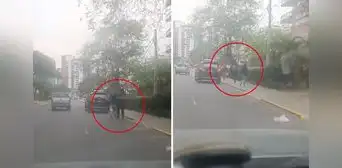 Comerciante denuncia que fiscalizador de Miraflores la agredió y quitó comida que vendía Comerciante denuncia que fiscalizador de Miraflores la agredió y quitó comida que vendía