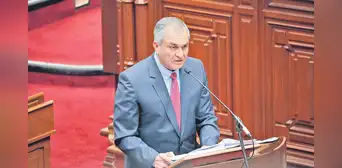 Vicente Romero: mayoría de congresistas apoya censura a ministro del Interior Vicente Romero: mayoría de congresistas apoya censura a ministro del Interior