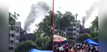 Ate: se registra incendio a metros del estadio Monumental Ate: se registra incendio a metros del estadio Monumental