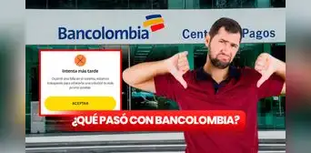 ¿Qué le pasó a Bancolombia? Usuarios reportan caída de los canales virtuales ¿Qué le pasó a Bancolombia? Usuarios reportan caída de los canales virtuales