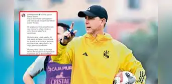 Tiago Nunes dejó una sentida y conmovedora despedida tras no ser más DT de Sporting Cristal Tiago Nunes dejó una sentida y conmovedora despedida tras no ser más DT de Sporting Cristal