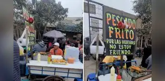 “Estrategia de Marketing”: vendedor peruano asombra con peculiar letrero para ofrecer pescado frito “Estrategia de Marketing”: vendedor peruano asombra con peculiar letrero para ofrecer pescado frito