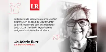 Dos audiencias, la misma impunidad, por Jo-Marie Burt Dos audiencias, la misma impunidad, por Jo-Marie Burt