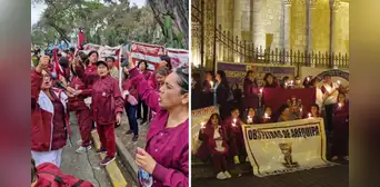 Representantes de la Federación Nacional de Obstetras realizan protestas a nivel nacional