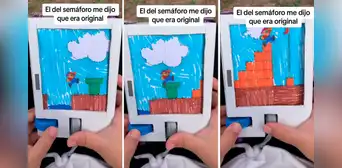 Hombre construye juego de Mario Bros y usuarios lo aplauden: “Ni a Nintendo se le hubiera ocurrido”