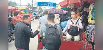 Venezolanos dejan el Perú por frontera norte