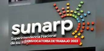 58 oportunidades de trabajo en Sunarp para estudiantes y egresados 58 oportunidades de trabajo en Sunarp para estudiantes y egresados