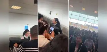 Jorge Chávez: decenas de pasajeros reclamaron por vuelos cancelados Jorge Chávez: decenas de pasajeros reclamaron por vuelos cancelados