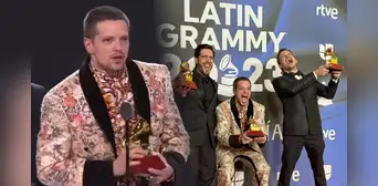 Lasso ganó su primer Latin Grammy por 'Ojos marrones': así celebró el cantante venezolano