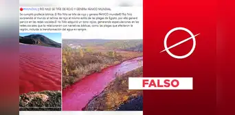 Imágenes no evidencian al río Nilo de color rojo en Egipto Imágenes no evidencian al río Nilo de color rojo en Egipto