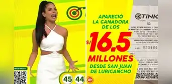 Ganadora de La Tinka revela el insólito monto que invirtió para llevarse los S/16 millones de la lotería