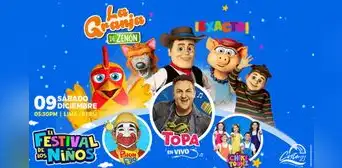 El Festival de los Niños reunirá a Topa, La Granja de Zenón, Piñón Fijo y Chiki Toonz El Festival de los Niños reunirá a Topa, La Granja de Zenón, Piñón Fijo y Chiki Toonz