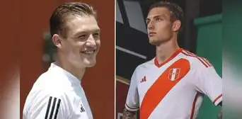 El afectuoso gesto de Oliver Sonne con los hinchas peruanos previo al partido ante Venezuela