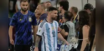 Messi arremetió contra la policía brasileña por represión: "Podía haber pasado una desgracia"