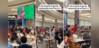 Venezolanos celebraron gol de su país en centro comercial de Perú y usuarios reaccionan: “Ay, mi Peruzuela” Venezolanos celebraron gol de su país en centro comercial de Perú y usuarios reaccionan: “Ay, mi Peruzuela”