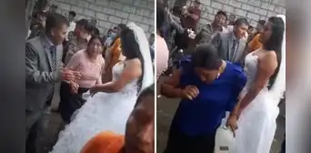 Festejan matrimonio con banda en vivo y bailes, pero inusual actitud de la novia es viral en TikTok Festejan matrimonio con banda en vivo y bailes, pero inusual actitud de la novia es viral en TikTok
