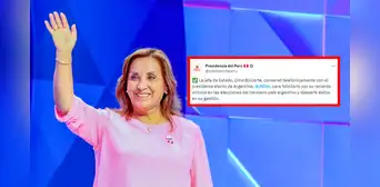 Dina Boluarte viajaría en diciembre a Argentina para toma de mando de Javier Milei