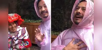 Actor Carlos Casella dio ‘examen’ de quechua con comunera cusqueña: “Más difícil que el inglés"