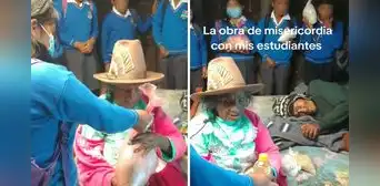 “¡Qué gran maestro!”: docente motivó a que escolares entreguen apoyo a adultos mayores en Áncash “¡Qué gran maestro!”: docente motivó a que escolares entreguen apoyo a adultos mayores en Áncash
