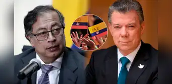 Juan Manuel Santos arremete contra Gobierno de Petro por proceso de paz con las disidencias de las FARC