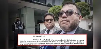 Gobierno suspende en sus funciones al procurador general Daniel Soria Gobierno suspende en sus funciones al procurador general Daniel Soria