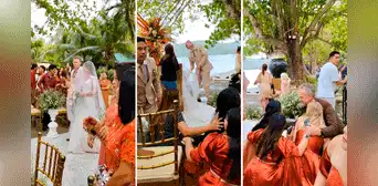 Pareja de novios llega al altar y fuerte temblor arruina el momento: “¿Fue un presagio?”