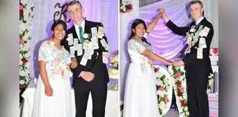 Peruana y estadounidense se casan en imponente boda al estilo puneño: "Te adoro"