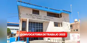 Trabajo en Puno: Municipalidad de San Román-Juliaca ofrece 92 empleos con sueldos de hasta S/3.200