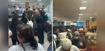 Aeropuerto Jorge Chavez: se reporta caída en el sistema de Migraciones Aeropuerto Jorge Chavez: se reporta caída en el sistema de Migraciones